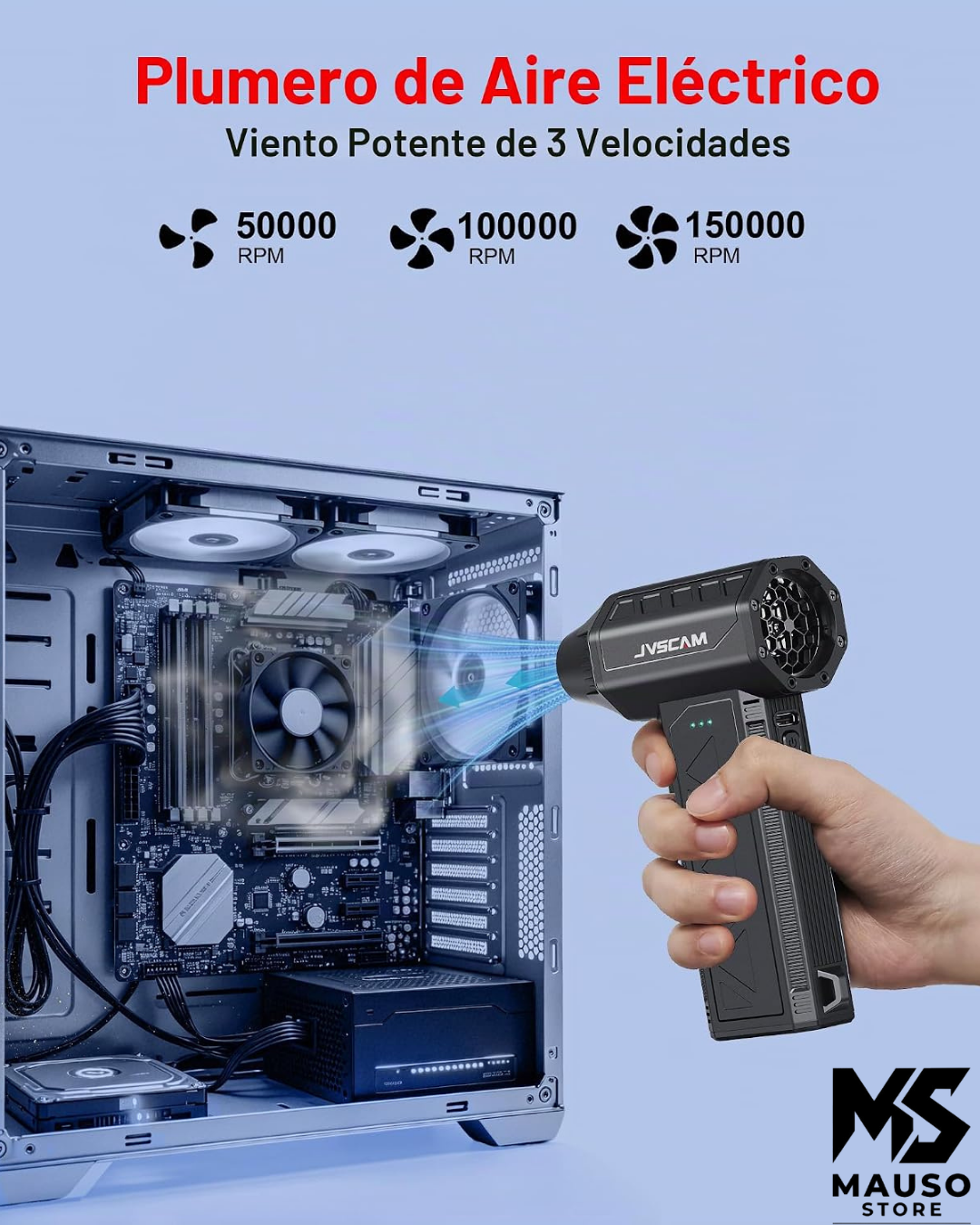 Aspiradora Inalámbrica 3 en 1